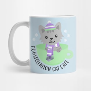 Constellation Cat Cafe: Winter Logo Mug